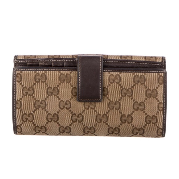 LOW START!🔥Gucci Brown Long Wallet - Picture 3 of 10